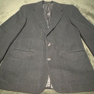 Brooks Brothers dark greenHoundstooth Blazer